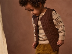 Lil Atelier vest sweat rocky road